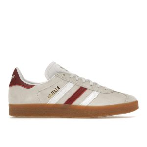 adidas Gazelle Aluminium Burgundy Cream Cloud-White Collegiate-Burgundy (IG0672)