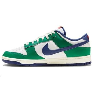 Nike Dunk Low Gorge Green Deep Royal White Deep Royal-Blue Sail (FQ6849-141)