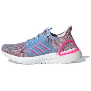 adidas UltraBoost 19 J Glow Blue Pink   Shock-Pink Active-Maroon (EE6656)