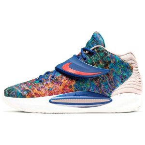 Nike KD 14 EP Psychedelic Blue Deep-Royal-Blue Pale-Coral (CZ0170-400)