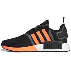 adidas NMDR1 Black Screaming Orange Core-Black Grey-Five (G55575)