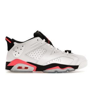 Air Jordan 6 Low White Infrared Infrared-23-Black (304401-123)