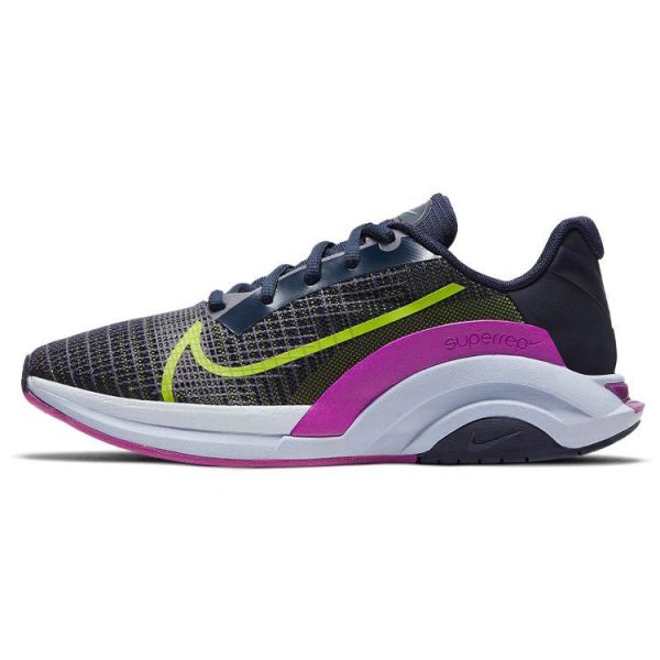 Nike ZoomX SuperRep Surge Blackened Blue Cyber   Red-Plum Ghost (CK9406-420)