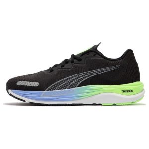 Puma Velocity Nitro 2 Fade -   Black Elektro Purple Purple (378526-01)