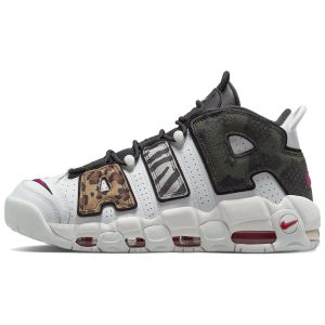 Nike   Air More Uptempo Tunnel Walk  Summit-White University-Red (DZ4838-100)