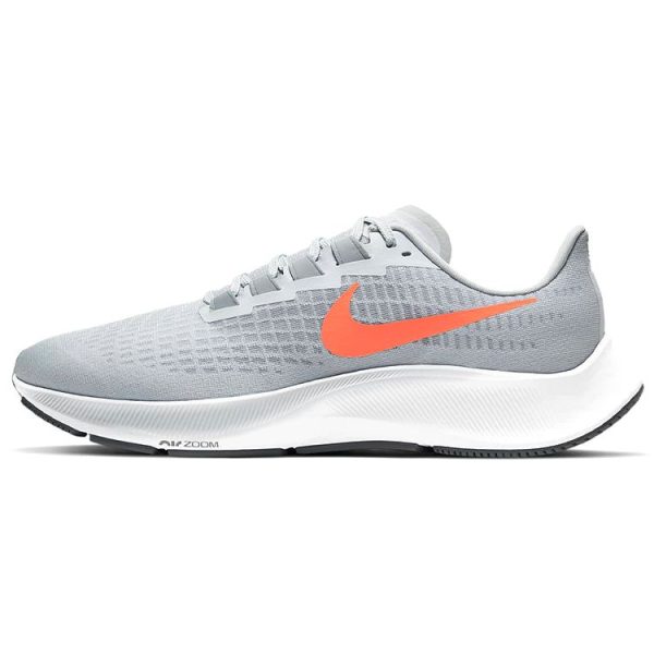 Nike Air Zoom Pegasus 37 Pure Platinum Hyper Crimson  - - (BQ9646-012)