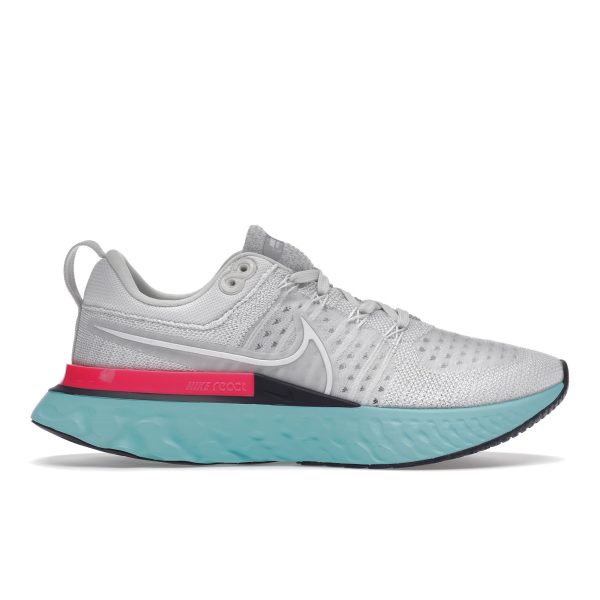 Nike React Infinity Run Flyknit 2 South Beach White Platinum-Tint Grey-Fog (CT2357-005)