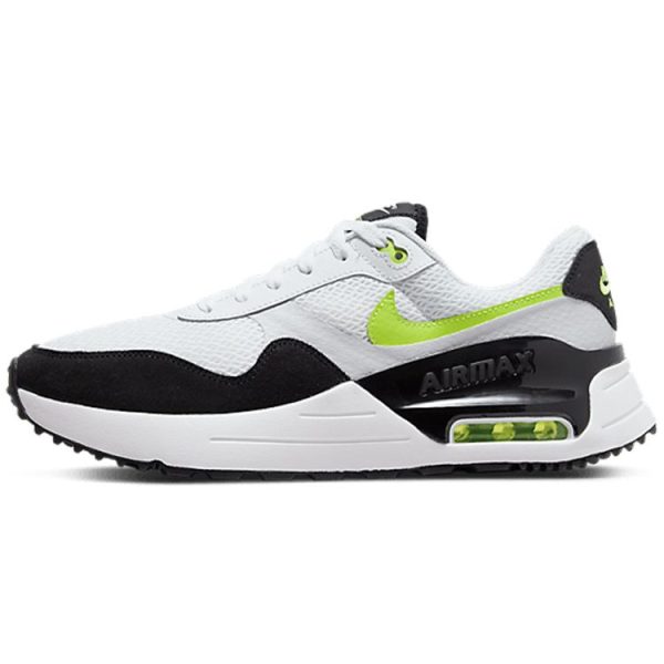 Nike Air Max SYSTM White Volt Pure-Platinum Black (DM9537-100)