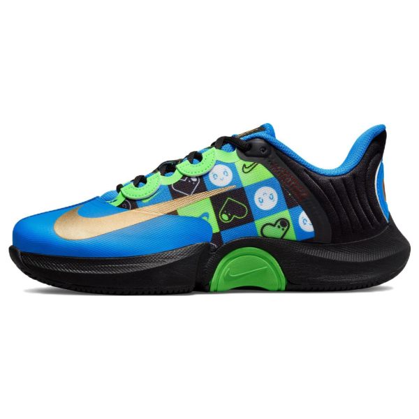 Naomi Osaka x NikeCourt Air Zoom GP Turbo All Smiles Blue Photo-Blue Black (DX0662-400)