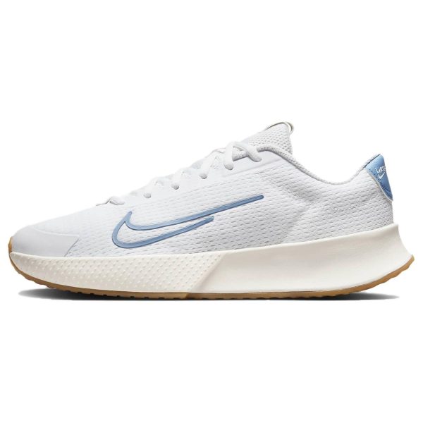 NikeCourt Vapor Lite 2 HC White Light Blue   Sail Gum-Light-Brown (DV2019-105)