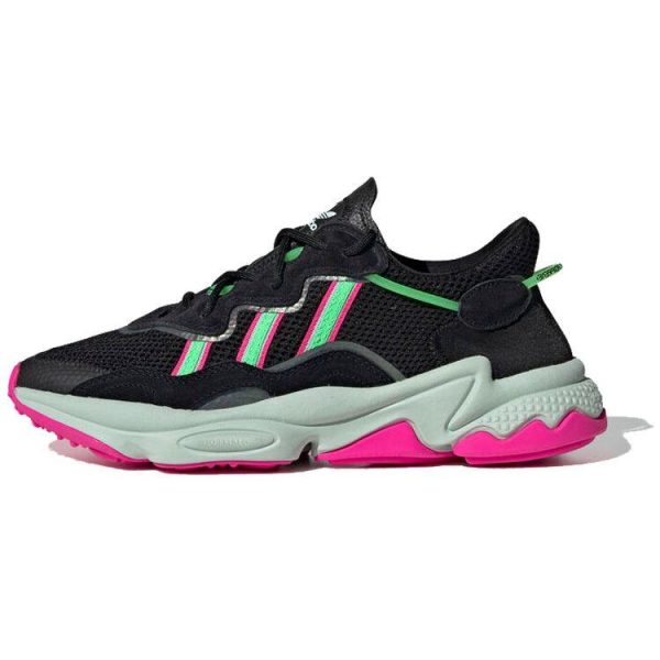 Adidas Ozweego Black Shock Lime Pink   Core-Black Shock-Pink (EE5714)