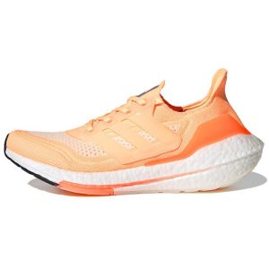 Adidas UltraBoost 21 Acid Orange   Cloud-White Cream-White (FZ1917)