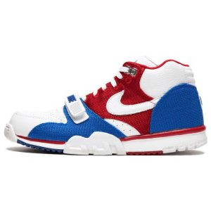 Nike Air Trainer 1 Mid Puerto Rico  Gym-Red-Game-Royal-White (607081-102)