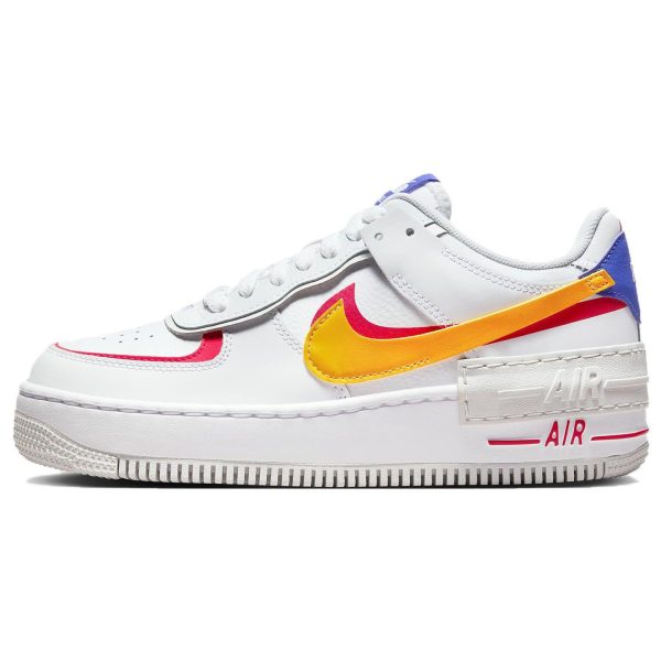 Nike Air Force 1 Shadow Gundam White Siren-Red Photon-Dust (DZ1847-100)