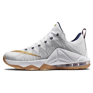 Nike LeBron 12 Low USA White Midnight-Navy University-Red (724557-174)