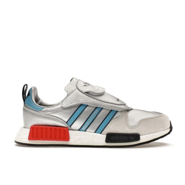 adidas Micropacer R1 Silver Metallic Light-Blue Footwear-White (G26778)