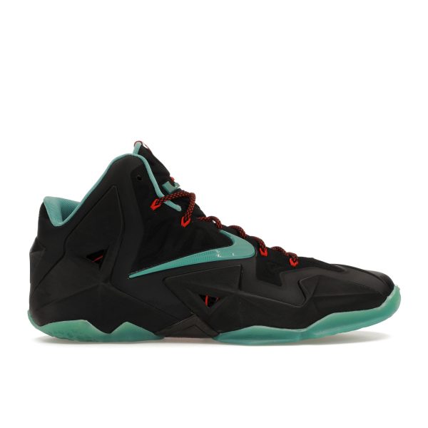 Nike LeBron 11 Jade Black Diffused-Jade-Light-Crimson (616175-004)