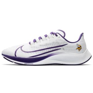Nike Air Zoom Pegasus 37 Minnesota Vikings White Pure Platinum Court Purple (CZ5466-100)