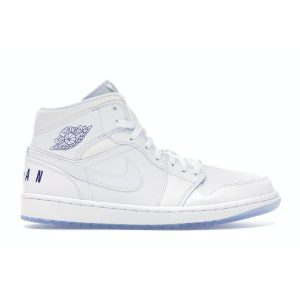 Air Jordan 1 Retro Mid White Concord Concord-White (BQ6578-100)