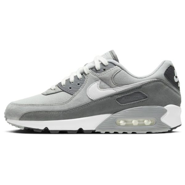 Nike Air Max 90 Premium Light Smoke Grey Particle-Grey White (DA1641-001)