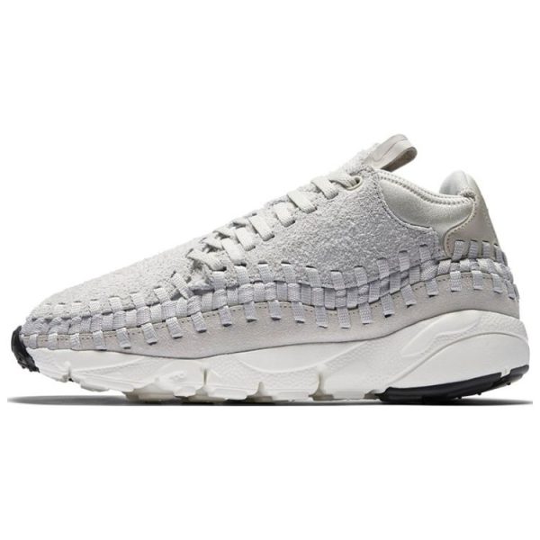 Nike Air Footscape Woven Chukka QS Hairy Suede Grey Light-Bone Wolf-Grey-White (913929-002)