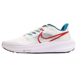 Nike Air Zoom Pegasus 39 White Red Teal Summit-White Washed-Teal University-Red (FD4322-161)