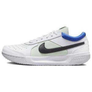 NikeCourt Zoom Lite 3 White Blue Green Barely-Green Medium-Blue Black (DH1042-103)