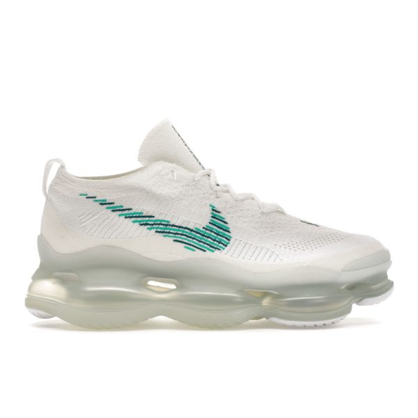 Nike Air Max Scorpion Flyknit White Clear Emerald Earth-Blue Clear-Emerald-Green (DJ4701-100)