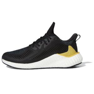 adidas AlphaBoost U Gold Metallic Black Core-Black Solid-Grey (EG6083)