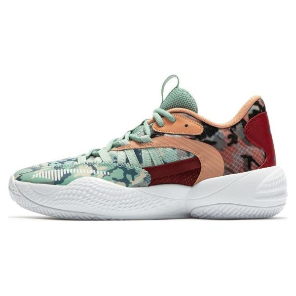 Puma Court Rider 20 Digi Camo Multi-Color Intense-Red White (377395-01)