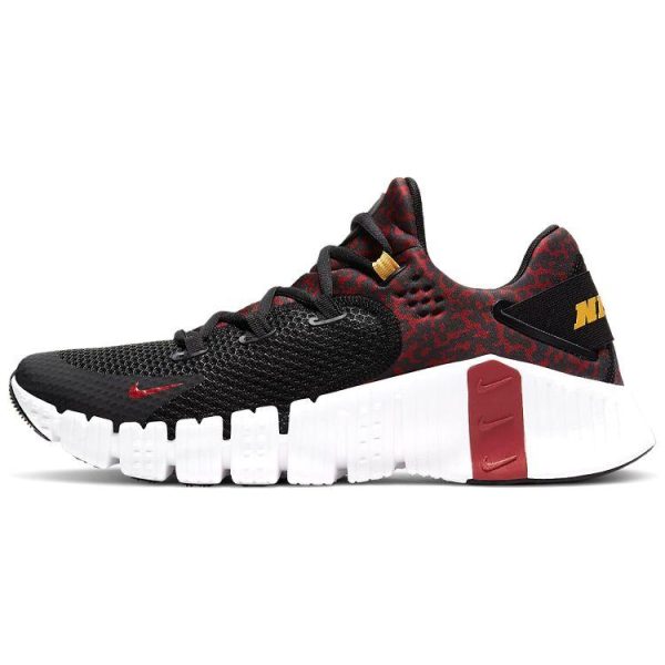 Nike Free Metcon 4 Leopard Black Dark-Cayenne White (DJ3015-016)