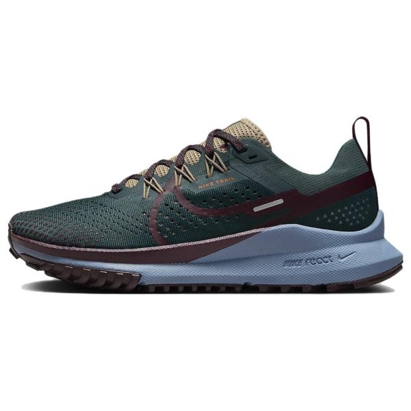 Nike React Pegasus Trail 4 Deep Jungle Night Maroon Green Khaki Ashen-Slate (DJ6159-301)