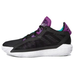 adidas Dame 6 GCA Purple Teal Accents Black Core-Black Silver-Metallic (EF9872)