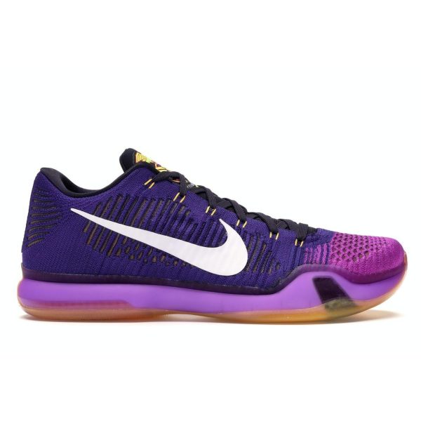 Nike Kobe 10 Elite Draft Pick Purple Court-Purple White-Vivid-Purple-Cave-Purple-Hyper-Orange (747212-515)