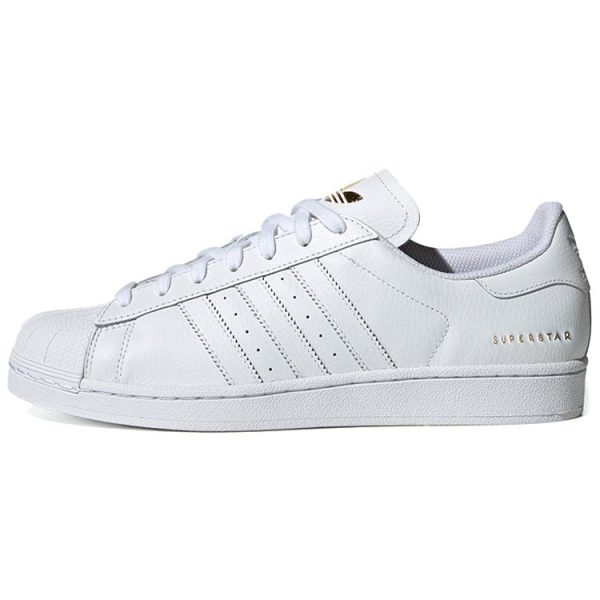 adidas Superstar Gold Metallic White Footwear-White (FU9196)