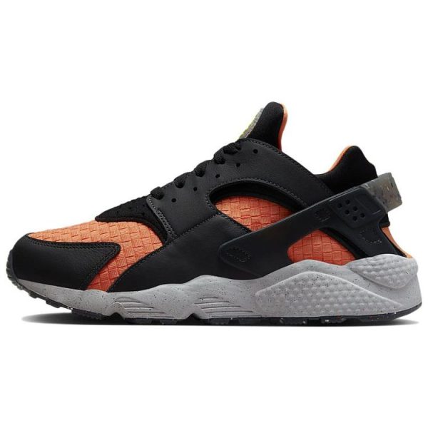 Nike Air Huarache Crater Premium Black Atomic Orange Anthracite White (DQ5013-001)