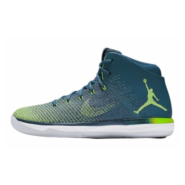 Air Jordan 31 Rio Blue Green-Abyss Ghost-Green-White-Volt (845037-325)