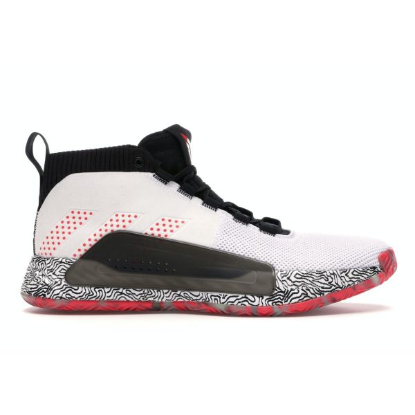 Adidas Dame 5 You Know What Time It Is   White Cloud-White Shock-Red (F36561)