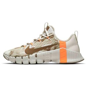 Nike Free Metcon 3 Yuko Brown Camo Cream Light-Bone Total-Orange (CJ0861-028)