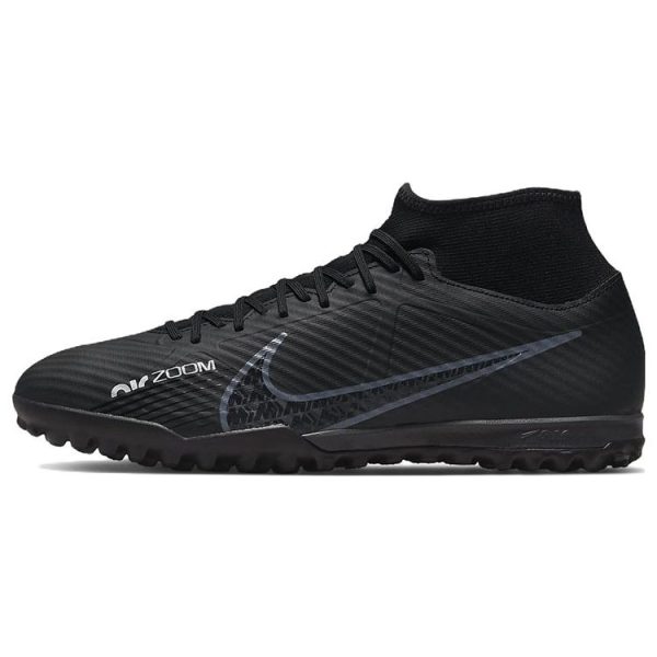 Nike Zoom Mercurial Superfly 9 Academy TF Black Dark Smoke Grey   Summit-White Volt (DJ5629-001)