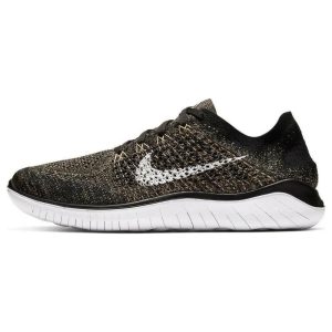 Nike Free RN Flyknit 2018 Black Club Gold Red-Orbit White (942838-005)