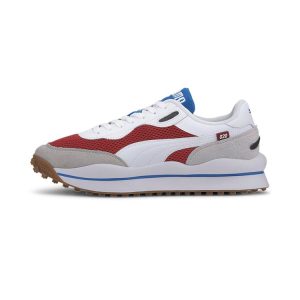 Puma Style Rider Warm Texture White Red Dahlia (373382-02)