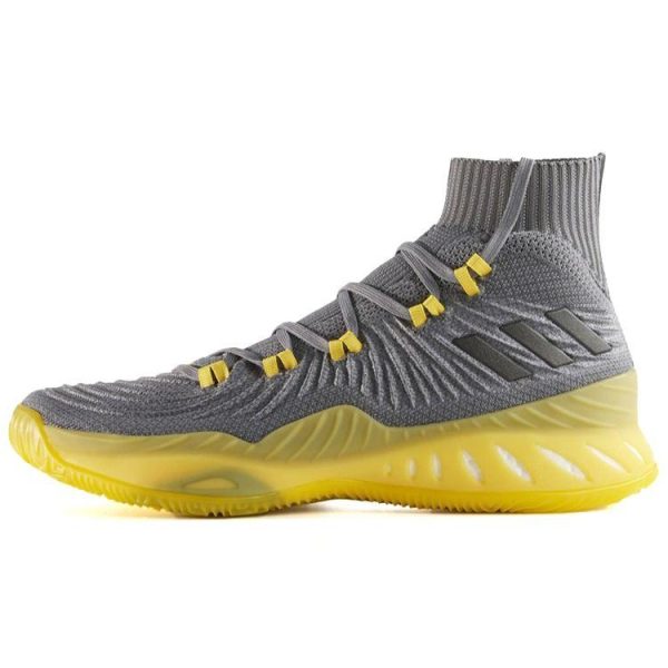 adidas Crazy Explosive 2017 Primeknit Grey Yellow   - - (CQ1396)