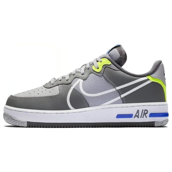 Nike Air Force 1 React Wolf Grey  - - (CD4366-002)