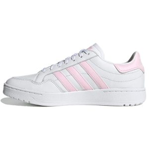 Adidas Team Court White Clear Pink   Cloud-White (FW5071)