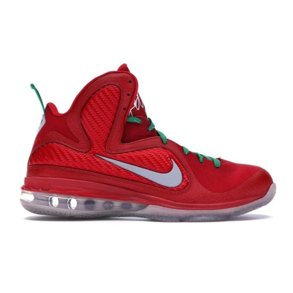 Nike LeBron 9 Christmas Red Sprit-Red Reflect-Silver (469764-602)