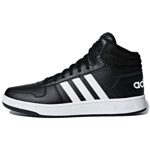 Adidas Hoops 20 Mid Black White   Core-Black Cloud-White (BB7207)