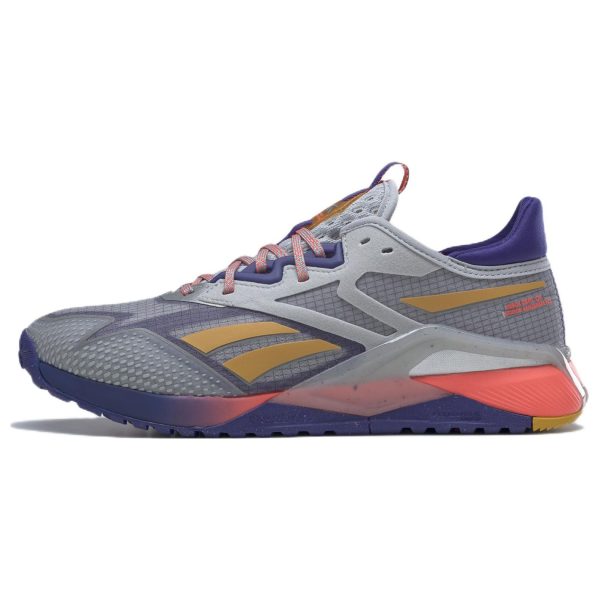 Reebok Nano X2 TR Adventure Grey Bold Purple   Pure-Grey-3 Orange-Flare (GY8900)