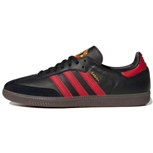 adidas Manchester United x Samba Team Black Real Red Core-Black Gum (HQ7030)