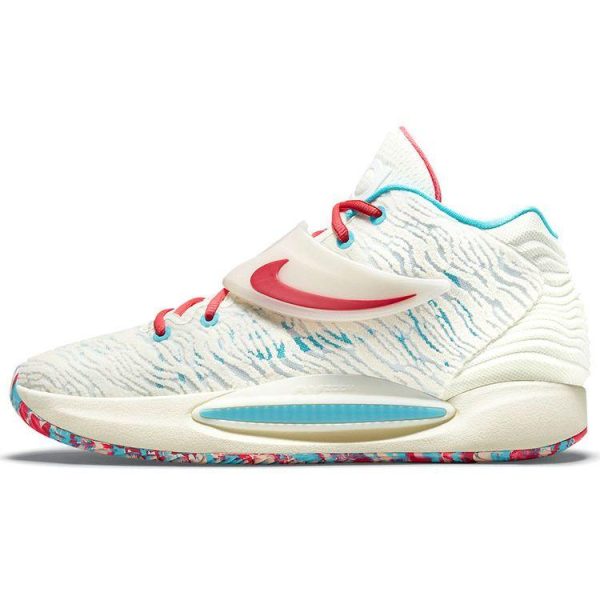 Nike KD 14 Multi-Color Cashmere White - (CW3935-700)